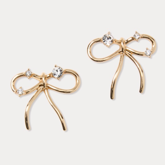 Lilly Pulitzer Jewelry - Lilly Pulitzer Rhinestone Bow Earrings - NEW w/tags